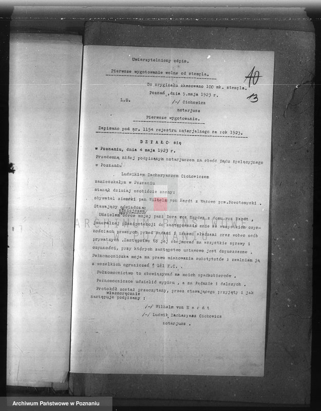 Obraz 18 z jednostki "Majętność leśna Wąsowo w powiecie nowotomyskim"