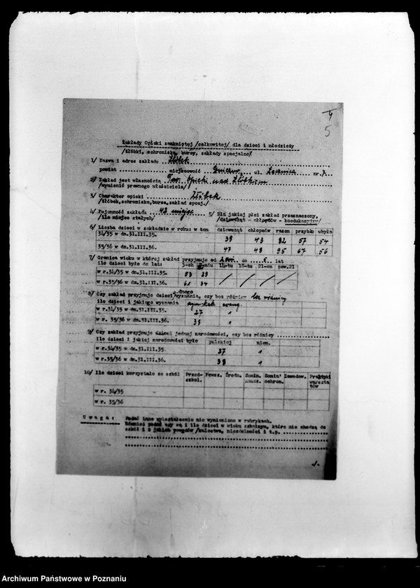 Obraz 9 z jednostki "/Opieka Społeczna- sprawy różne/"