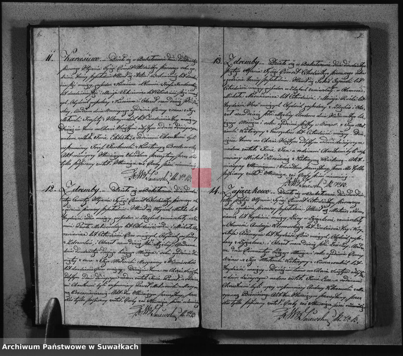 image.from.unit.number "Księga Duplikat z Roku 1841 Parafij Bakałarzewskiey przeznaczona do Archiwum Hipotecznego"