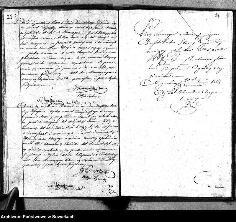 image.from.unit.number "Akta Urzędnika Stanu Cywilnego Parafii Przerośl Starozakonnych, Urodzonych, Zmarłych i Zaślubionych na 1837 rok"