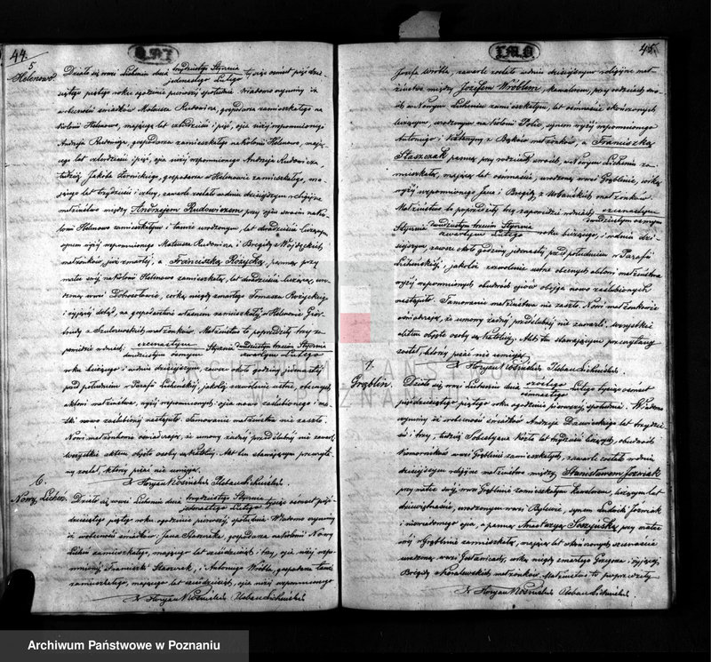Obraz 18 z jednostki "Duplikat urodzonych, zaślubionych i zmarłych"