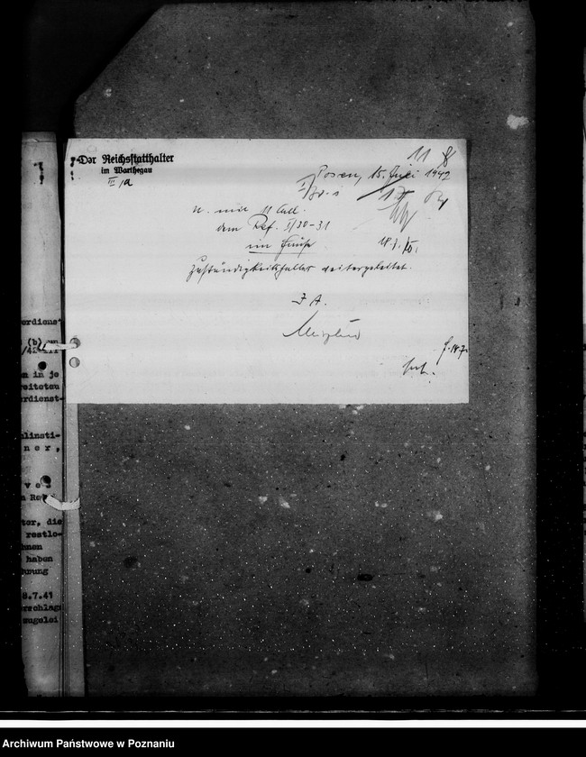 Obraz 16 z jednostki "Kriegsverdienstrauszeichnungen. Vorschläge der Reichsuniversität Posen"