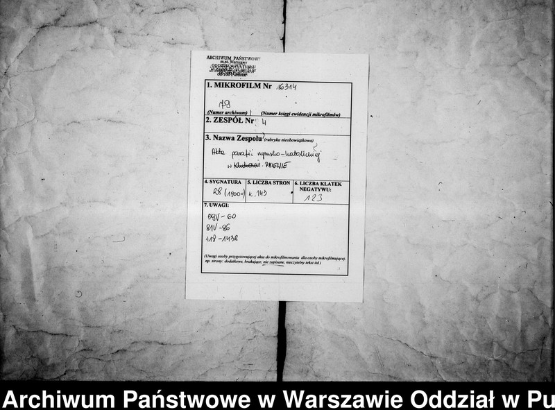 image.from.unit.number "Akta urodzeń, małżeństw i zgonów"