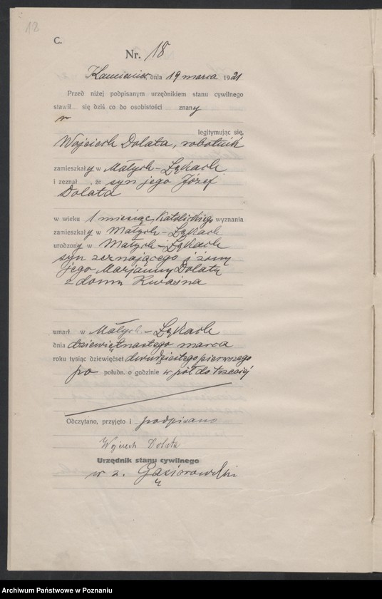 Obraz 20 z jednostki "Rejestr główny zgonów"