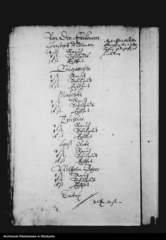 image.from.unit.number "Kirchen-Rechnung der Stadt Deutsch Eylau"