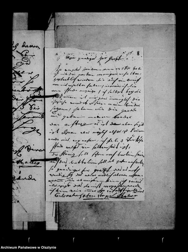 image.from.unit.number "Annexe zu den /Papiers du Camp/ enthaltend Briefe über Pferdekäufe, Juvelen usw. an Carl Fr. Gf. Lehndorff."