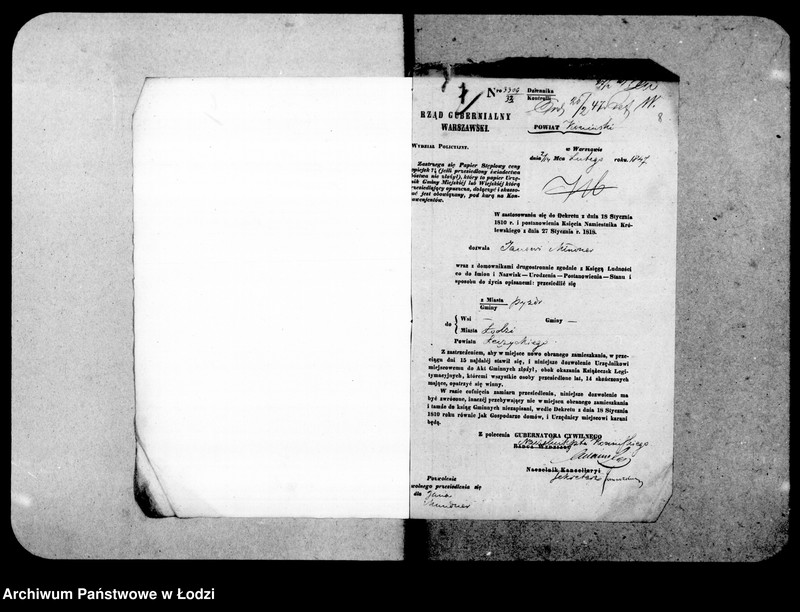 Obraz 11 z jednostki "Akta tyczące się przesiedleń"