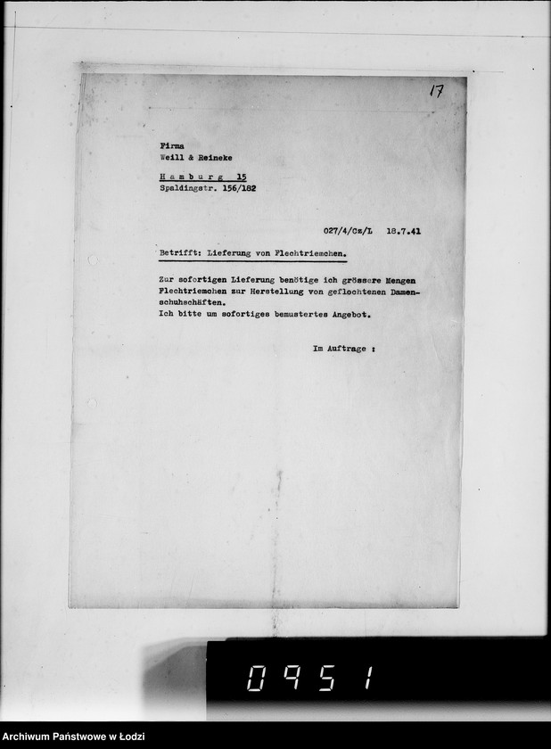 Obraz 20 z jednostki "Arbeitsbeschafftung"