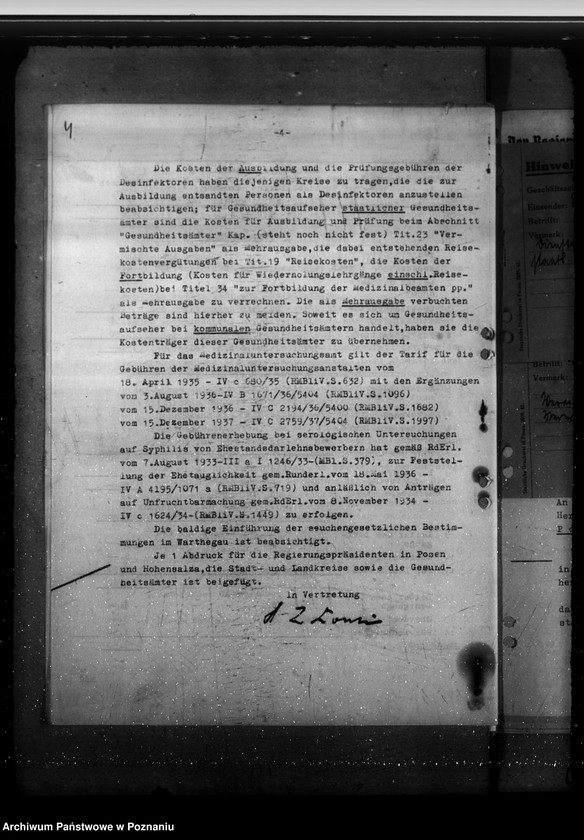 Obraz 8 z jednostki "Errichtung eines städtischen chemischen Untersuchungsamtes. Gesundheitsaufscher. Geschäftsverteilungsplan"