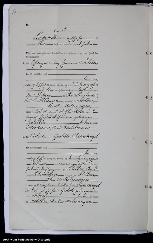image.from.unit.number "Heirats-Neben-Register Nr 1 - 19"