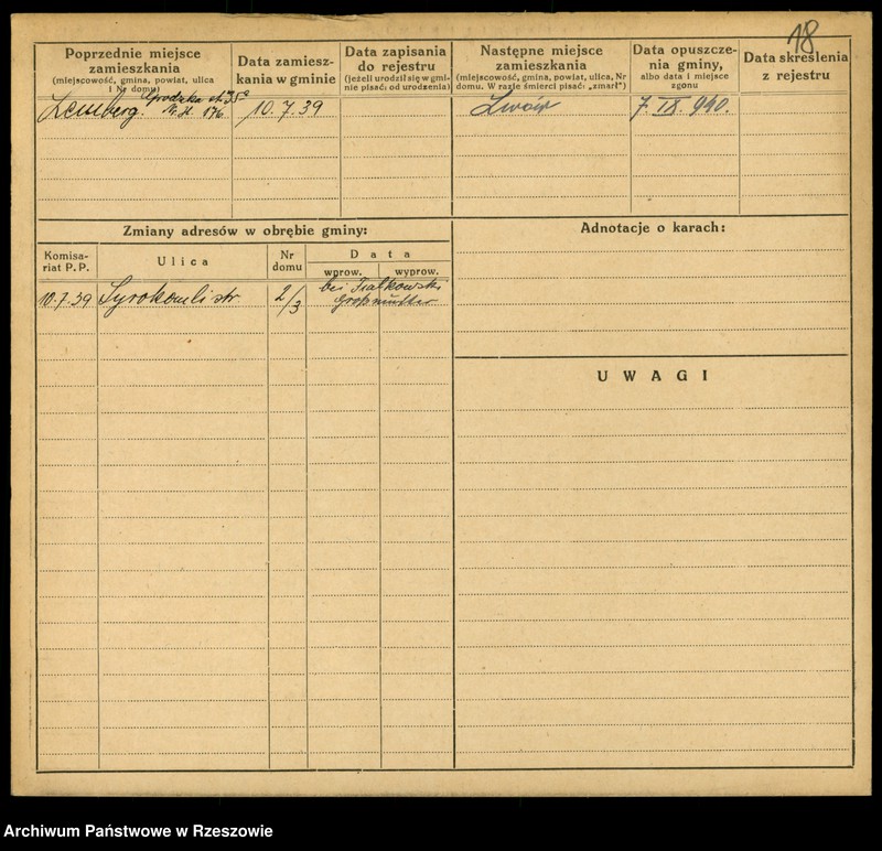 image.from.unit.number "Kartoteki kontroli ruchu ludności Litera: F"