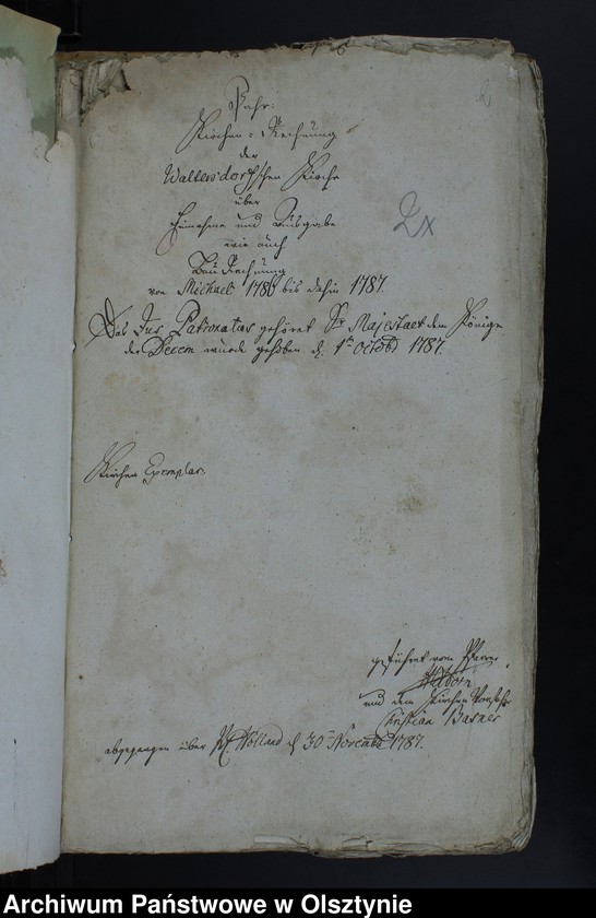 image.from.unit.number "Jahr Kirchen Rechnung der Waltersdorfschen Kirche aller Einnahme und Ausgabe wie auch Bau-Rechnung"