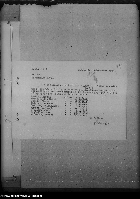 Obraz 18 z jednostki "Dienstaltersliste der Beamten des höheren Dienstes"