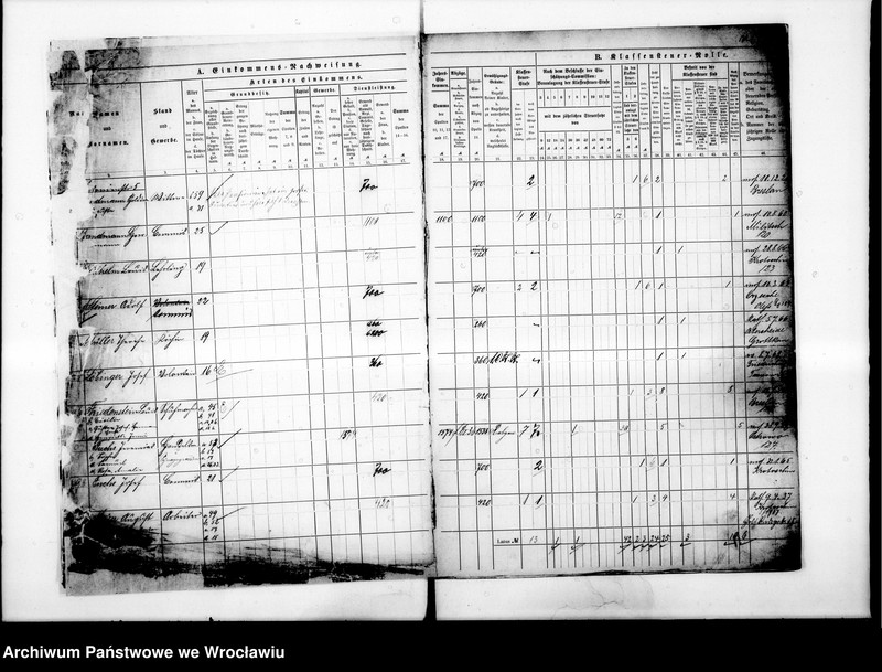 image.from.unit.number "Klassensteuerrolle nebst Eikommens - Nachweisung"