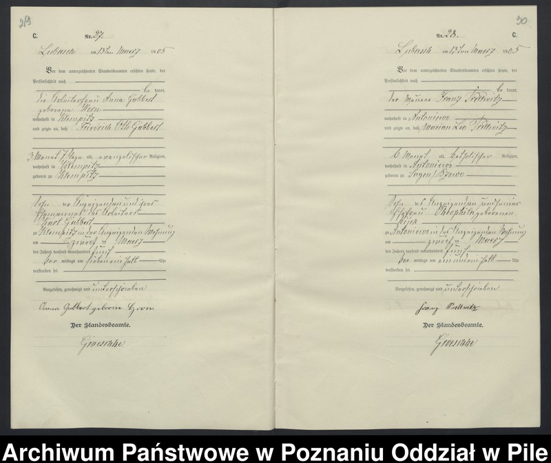 Obraz 18 z jednostki "Księga zgonów"