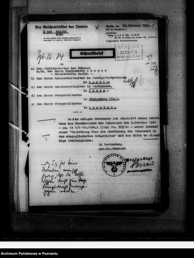 Obraz 5 z jednostki "Verordnung über die Einführung von Wehrrecht"