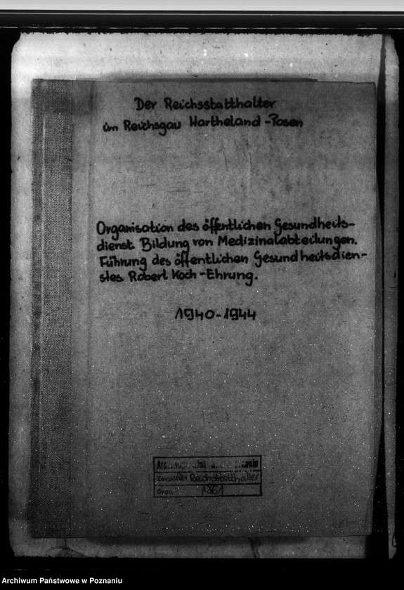 Obraz 4 z jednostki "Organisation des öffentlichen Gesundheitsdienstes. Bildung von Medizinalabteilungen. Führung des öffentlichen Gesundheitsdienstes. Robert - Koch - Ehrung"