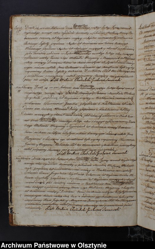 image.from.unit.number "Duplikat Urodzonych Zaslubionych Zmarłych w parafii Sarnowskiey z roku 1838"