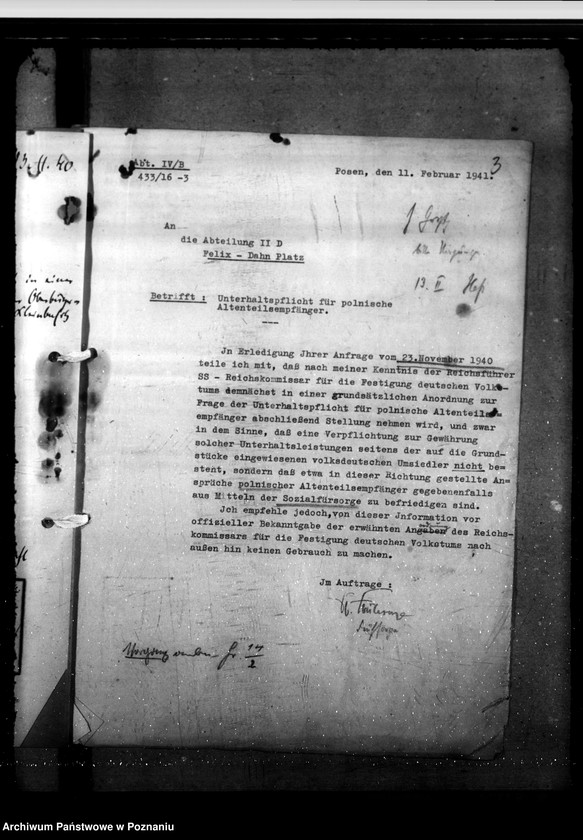 Obraz 7 z jednostki "Unterhaltspflicht für polnische ehemalige Altenteilberechtigte und polnische Landarbeiter"