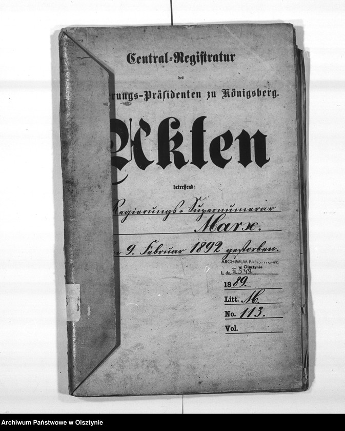 image.from.unit.number "Regierungs-Supernumerar Marx [Theodor]"