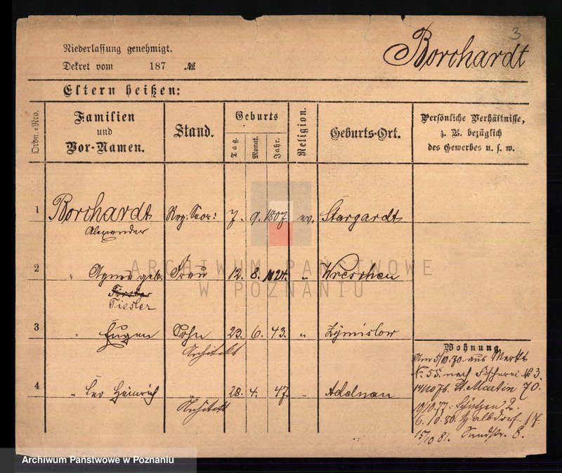 Obraz 5 z jednostki "Borchard - Bornakowski"