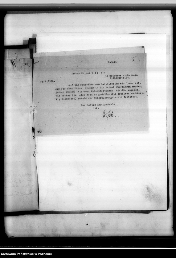 Obraz 9 z jednostki "Im Jahre 1940 beantragte Sterbeurkunden (miejscowych Niemców, którzy zginęli w 1939 roku"