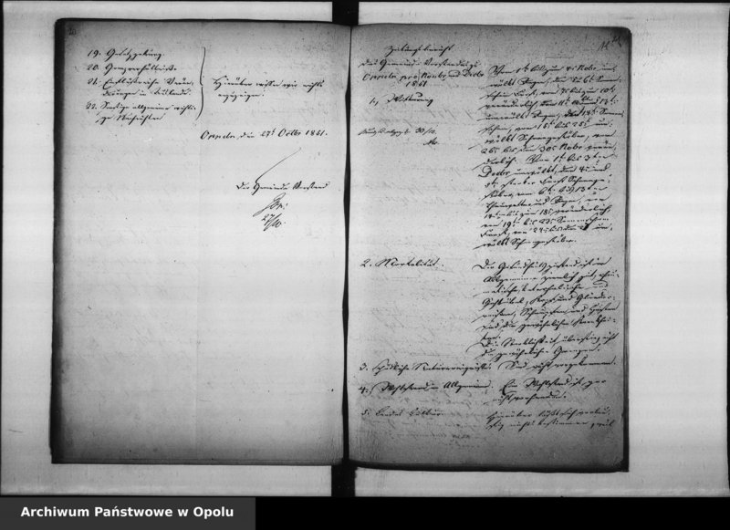 Obraz 15 z jednostki "Acta des Magistrats zu Oppeln betreffend die Erstattung der Zeitungsberichte de anno 1851- 1866"