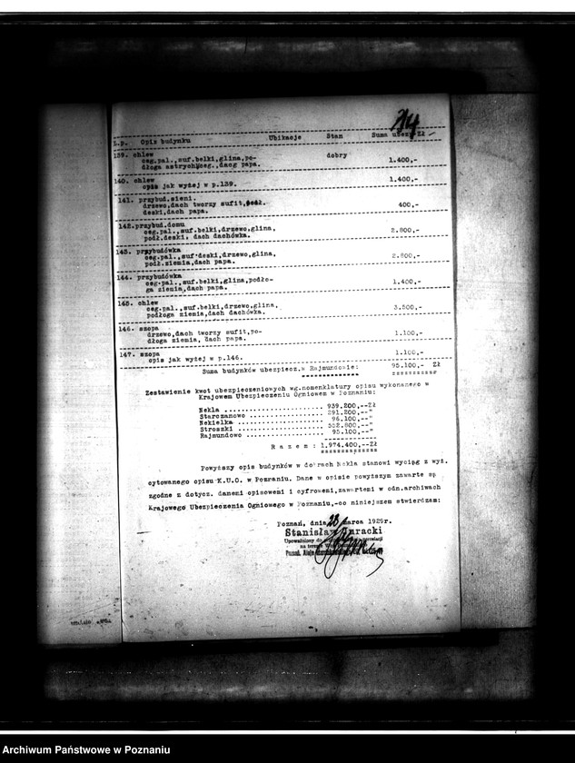 Obraz 18 z jednostki "/Majątek Nekla powiatu średzkiego wyłączenie z art.4 i 5 ustawy o wykonaniu reformy rolnej Rozalia hr. Żółkowski"