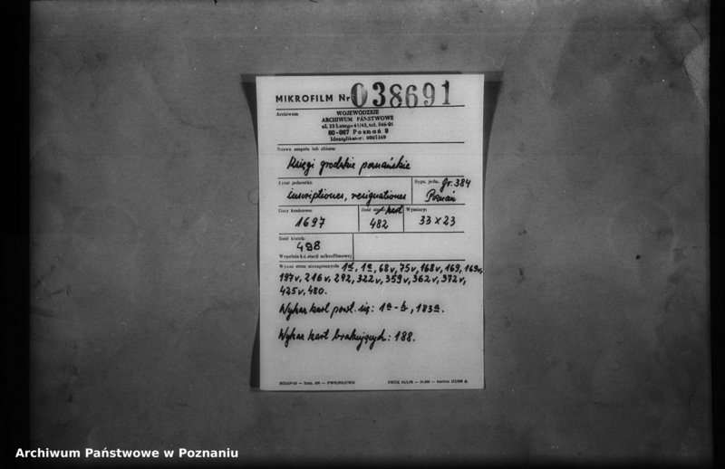 Obraz 2 z jednostki "Inscriptiones, resignationes [protocollon]"