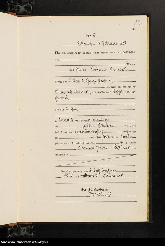 image.from.unit.number "Geburts-Haupt-Register Nr 1 - 71 i 1 - 66"