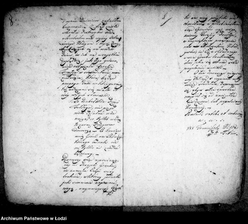 Obraz 10 z jednostki "Akta tyczące się rozmaitych zażaleń ze strony fabrykantów i zaszłej w tej mierze korespondencji"