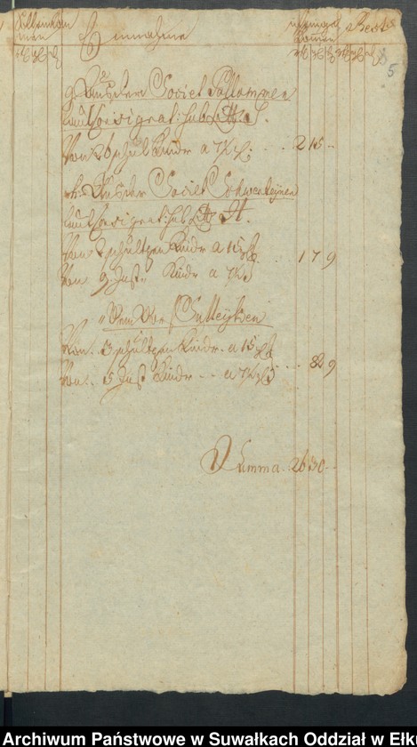 image.from.unit.number "Des Schwentainenschen Kirchspiels Schul Cassen Rechnung von Trinitatis 1778 bis Trinitatis 1779"