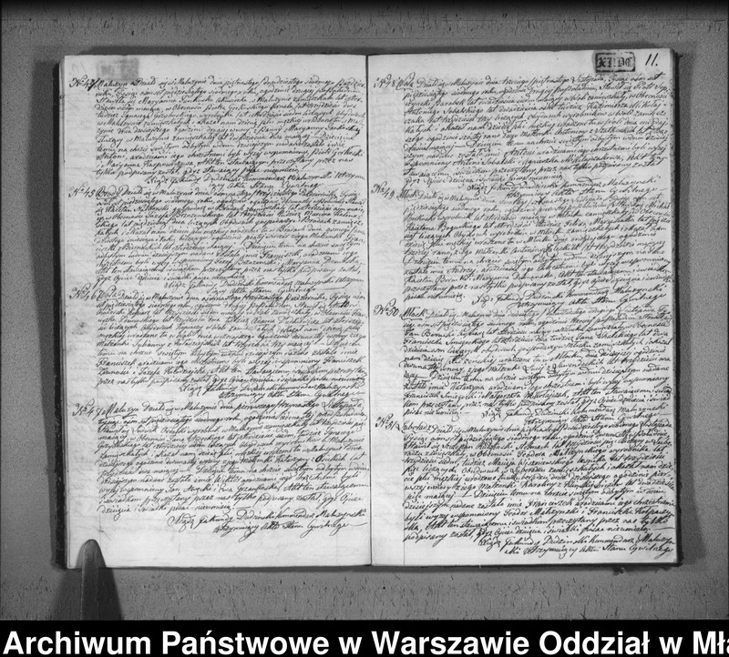 Obraz 13 z jednostki "Akta urodzin, małżeństw i zgonów"