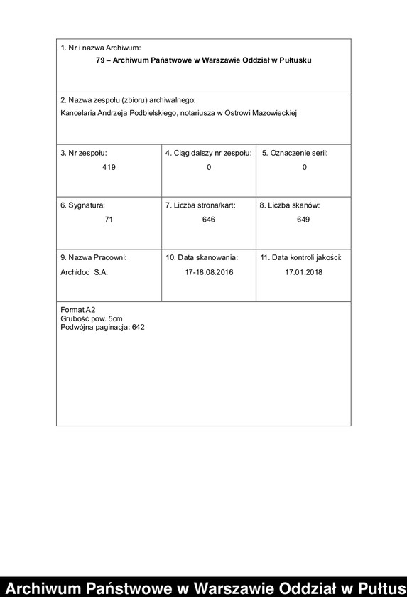 Obraz 1 z jednostki "Akty notarialne nr 1-170"