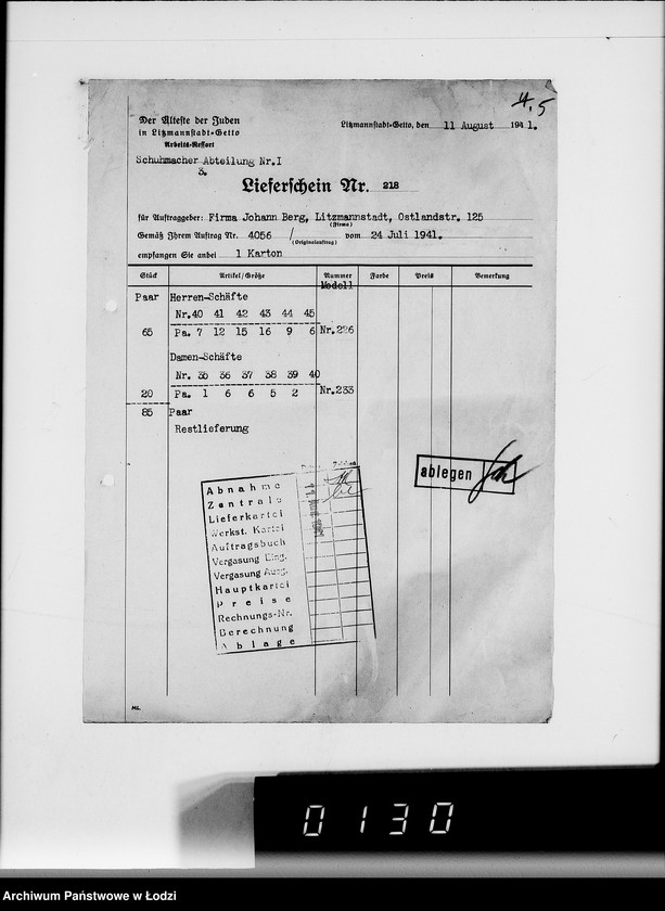 Obraz 9 z jednostki "J.Berg, O.Proppe L