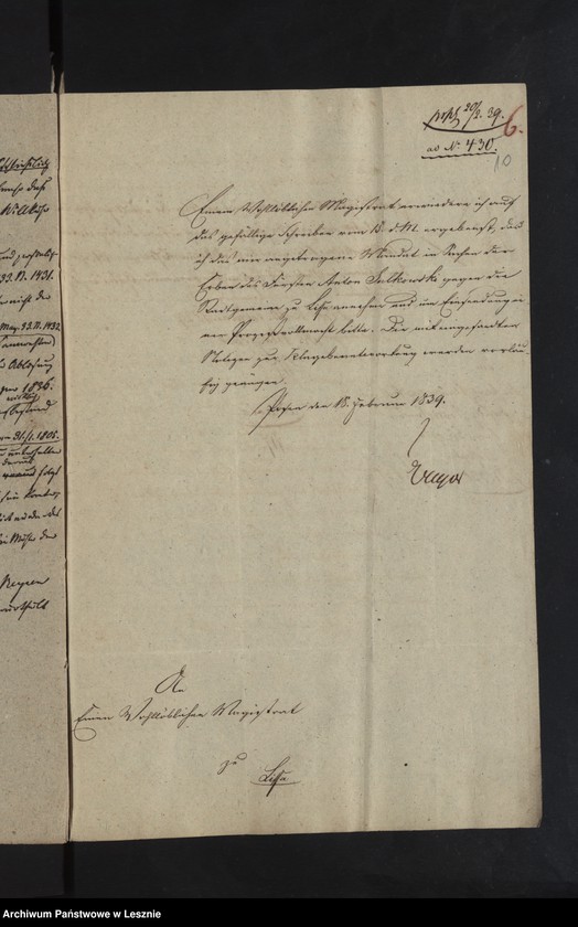 image.from.unit.number "[Die Prozesssache des Dominiums Reisen gegen die Stadtkommune und den Kgl. Fiskus wegen Ablosung der sogenannten Walz und Rustmühlenreparaturgelder]"