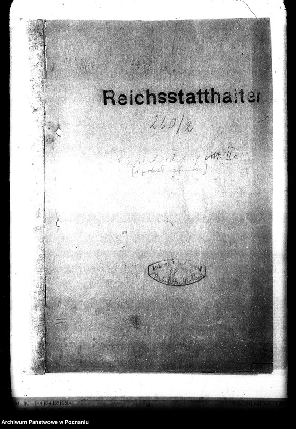Obraz 4 z jednostki "Geschäftsordnung Abt. II a (i podział czynności)"