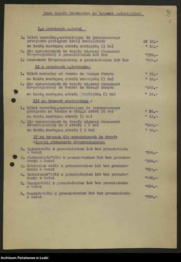 Obraz 8 z jednostki "Korespondencja [z Zarządem Miejskim; budżety, teksty przemówień]"