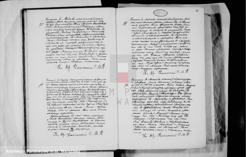 Obraz 20 z jednostki "Akta urodzeń, małżeństw i zgonów"