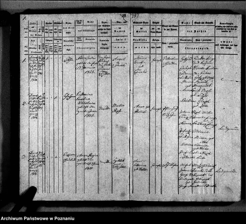 image.from.unit.number "Duplikat der Getauften, Getrauten, Verstorbenen"