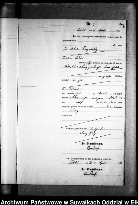 image.from.unit.number "Geburts-Neben-Register des Preussischen Standes-Amtes Kehlen Kreis Angerburg"