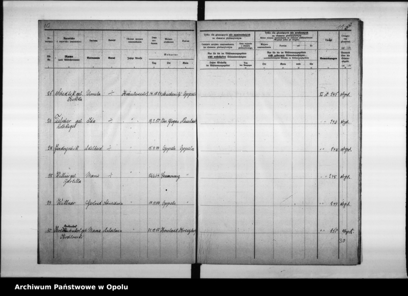 Obraz 10 z jednostki "40. Wahlbezirk Wahllokal: Schule Odervorstadt Breslauerstr[asse] 4"
