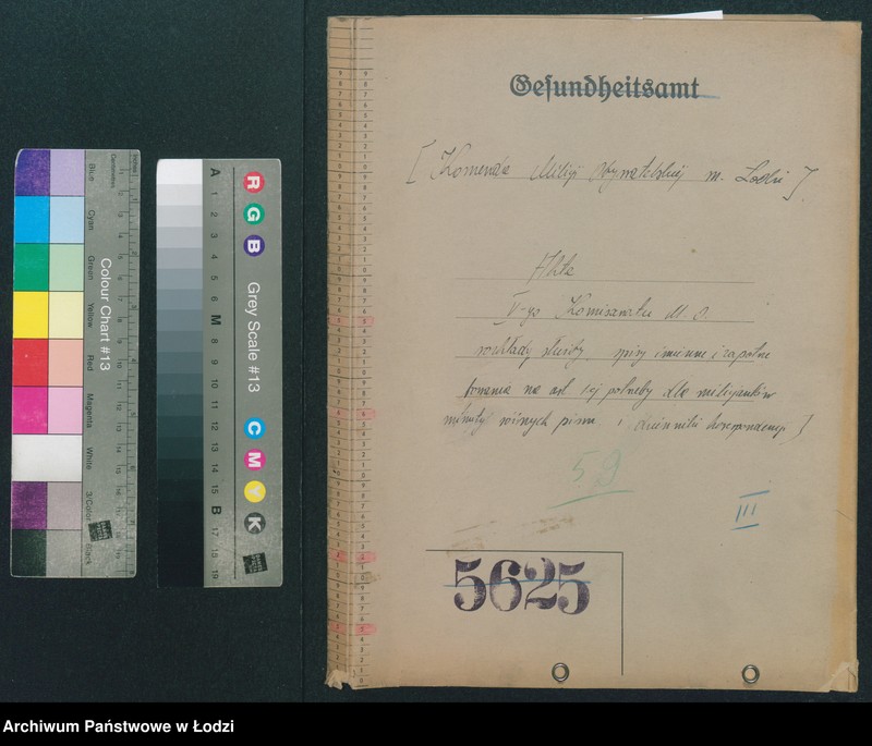 Obraz 2 z jednostki "[Akta V-go Komisariatu Milicji Obywatelskiej - rozkłady służby, spisy imienne, zapotrzebowanie na artykuły pierwszej potrzeby dla milicjantów, minuty różnych pism i dzienniki korespondencji]"