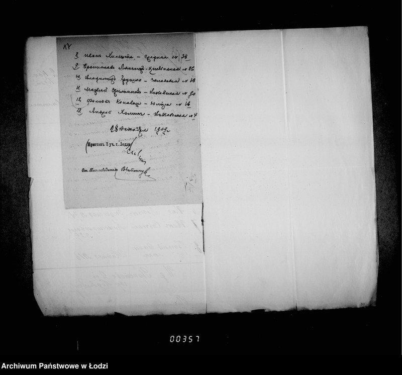 Obraz 18 z jednostki "O najme kvartir dlja okolotočnych nadziratelej lodzinskoj gorodskoj policji"