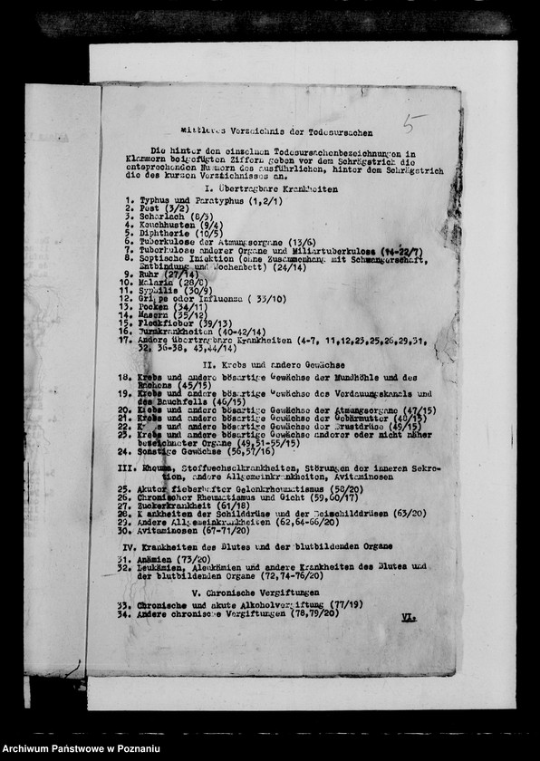 Obraz 9 z jednostki "Statistik der Gesundheitsämter über Todesursachen deutscher Kinder"