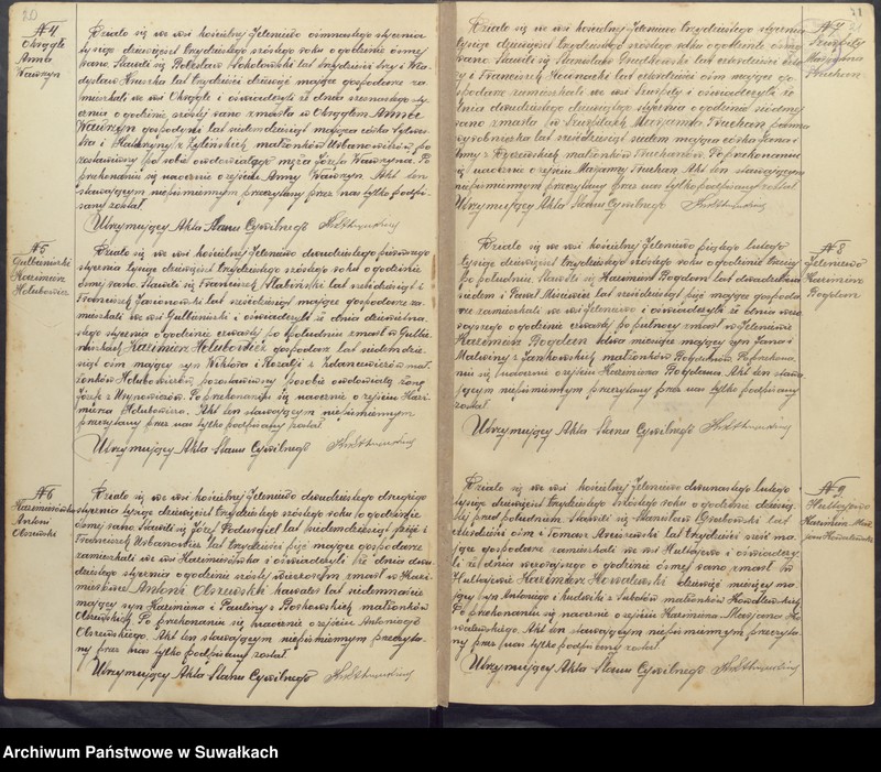 Obraz 13 z jednostki "Księga akt zgonów parafii rzymskokatolickiej w Jeleniewie z lat 1935-1942"