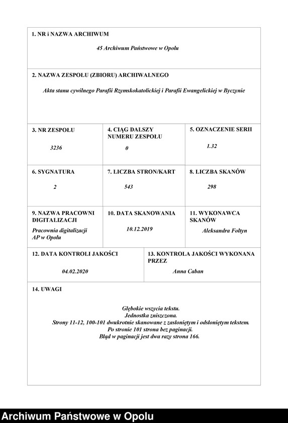 Obraz 1 z jednostki "[Parafia Rzymskokatolicka w Byczynie - księga ślubów z lat 1810-1840, 1842 oraz księga zgonów z lat 1819-1826, 1828-1842]"