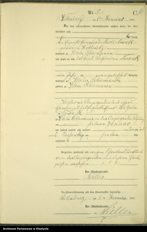 image.from.unit.number "Sterbe-Neben-Register Nr 1 - 121"