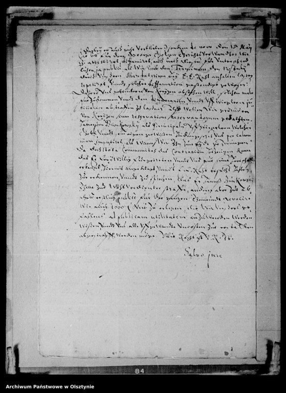 image.from.unit.number "Klage der sämtliche Gebrüder von Kreuzen, Erbherren auf Deutsch Eylau contra hannuss Bunkowski mit Beilagen A und B"