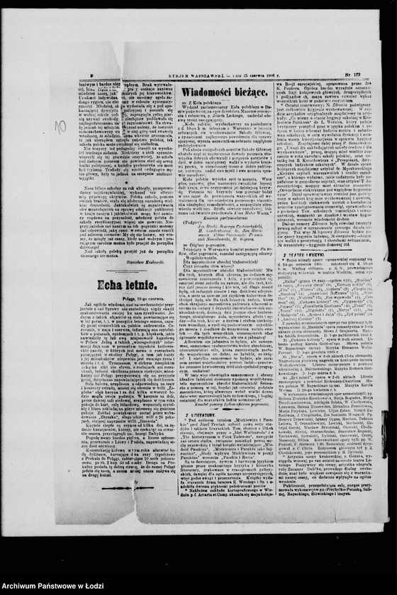 Obraz 13 z jednostki "Białostocki "Pogrom" 1906 r."